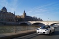 Tesla Roadster Sport blanc 3/4 avant gauche travelling 4
