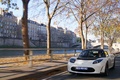 Tesla Roadster Sport blanc 3/4 avant gauche travelling 8