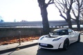 Tesla Roadster Sport blanc 3/4 avant gauche travelling penché 2