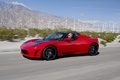 Tesla Roadster Sport rouge 3/4 avant gauche travelling 2