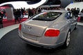 Mondial de l'Automobile Paris 2010 - Bentley Continental GT gris 3/4 arrière droit