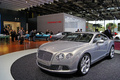 Mondial de l'Automobile Paris 2010 - Bentley Continental GT gris 3/4 avant gauche