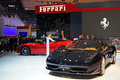 Mondial de l'Automobile Paris 2010 - Ferrari 458 Italia noir & California rouge