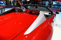 Mondial de l'Automobile Paris 2010 - Ferrari 599 SA Aperta rouge montant arceau 