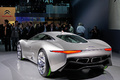 Mondial de l'Automobile Paris 2010 - Jaguar C-X75 gris 3/4 arrière gauche