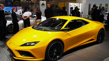 Mondial de l'Automobile Paris 2010 - Lotus Elan concept orange 3/4 avant gauche