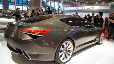 Mondial de l'Automobile Paris 2010 - Lotus Eterne anthracite 3/4 arrière droit