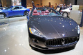 Mondial de l'Automobile Paris 2010 - Maserati GranCabrio noir face avant