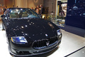 Mondial de l'Automobile Paris 2010 - Maserati Quattroporte Sport GTS Award Edition noir face avant