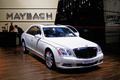 Mondial de l'Automobile Paris 2010 - Maybach 57S blanc 3/4 avant droit