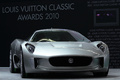 Jaguar C-X75 gris 3/4 avant droit