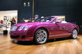 Salon de Genève 2010 - Bentley Continental GTC Series 51 rose 3/4 avant gauche