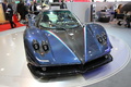 Salon de Genève 2010 - Pagani Zonda Tricolore bleu face avant