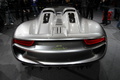 Salon de Genève 2010 - Porsche 918 Spyder gris face arrière