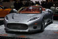 Salon de Genève 2010 - Spyker C8 Aileron gris 3/4 avant gauche