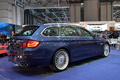 Alpina B5 Touring bleu 3/4 arrière droit