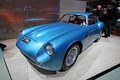 Aston Martin DB4 GT Zagato bleu 3/4 avant gauche