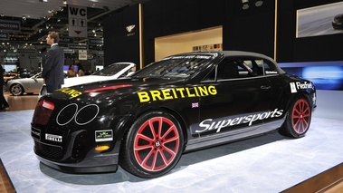 Bentley Continental SuperSports Convertible noir 3/4 avant gauche 2
