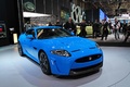 Jaguar XKR-S bleu 3/4 avant droit