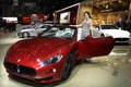 Maserati GranCabrio Sport bordeaux 3/4 avant gauche 2