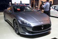 Maserati GranTurismo MC Stradale noir mate 3/4 avant droit