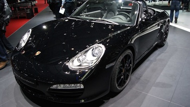 Porsche Boxster S Black Edition 3/4 avant gauche