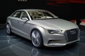 Audi A3 e-Tron Concept gris 3/4 avant droit