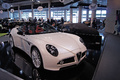 Top Marques Monaco 2010 - Alfa Romeo 8C Competizione Spider blanc 3/4 avant droit