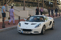 Top Marques Monaco 2010 - Lotus Elise blanc 3/4 avant gauche test drive