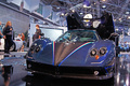 Top Marques Monaco 2010 - Pagani Zonda Tricolore face avant capot moteur ouvert