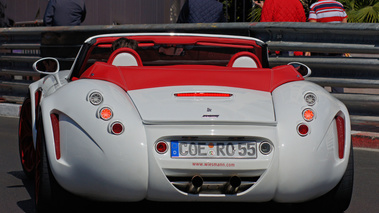 Top Marques Monaco 2010 - Wiesmann MF5 Roadster blanc face arrière test drive