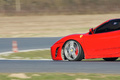 Ferrari F430 Spider rouge profil filé coupé