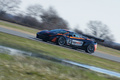 Lamborghini Gallardo GT3 noir/orange 3/4 avant gauche filé penché