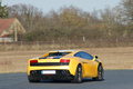 Lamborghini Gallardo LP550-2 Valentino Balboni jaune 3/4 arrière droit