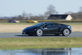 Lamborghini Gallardo LP560-4 noir 3/4 avant gauche filé