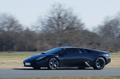 Lamborghini Murcielago noir 3/4 avant gauche filé