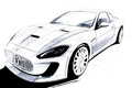 Maserati GranTurismo MC Concept dessin 3/4 avant gauche