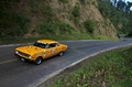 Ford Falcon, jaune, action, 3/4 avt gche