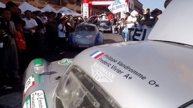 Mercedes 300 SL Vandromme, grise+verte, toit,parade 