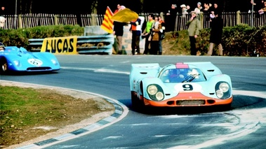 Jo Siffert, BAOC Brands Hatch 1970, Porsche 917K, action, face