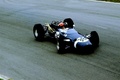 Jo Siffert, GP d'Italie 1966, Cooper-Maserati, bleue, action, 3-4 avd