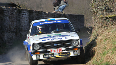 Ford Escort MK2, Blanche, Bjorn Waldegaard, action face