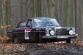 Mercedes 250 SEL noire, Chavan, action, 3-4 avd