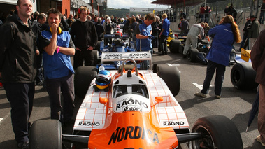 F1 paddock face