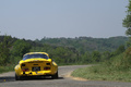 Alpine A110 Serpaggi, jaune, action ar, campagne