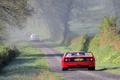 Ferrari F40, rouge, action dos, campagne