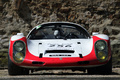Porsche 910, rouge+blanc, stat,  face