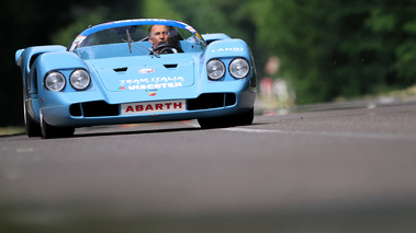 Abarth 2000 Sport Spider, bleu action face