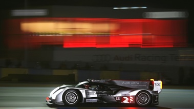 24h du Mans qualifs Audi profil nuit