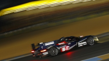 24h du Mans qualifs Peugeot 8 profil nuit